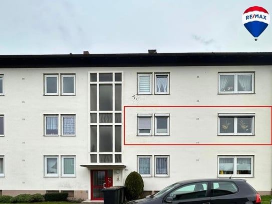 - Gepflegte 3-Zimmer Wohnung mit Loggia in Bünde-Südlengern zu verkaufen! -