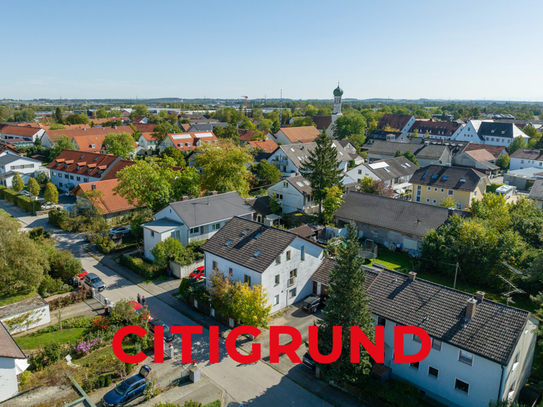 Kirchheim/Idyllische Ortsrandlage - Helle, modernisierte 4-Zi. WHG mit Balkon und Gartenanteil