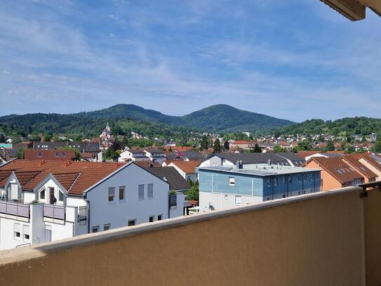 Barrierefrei zu betretende 2-Zimmer-Wohnung mit herrlicher Aussicht