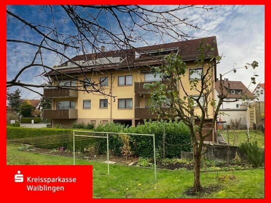 Schorndorf-Süd - gepflegte 3-Zimmer-Wohnung im Dachgeschoss eines 8-Familienhauses