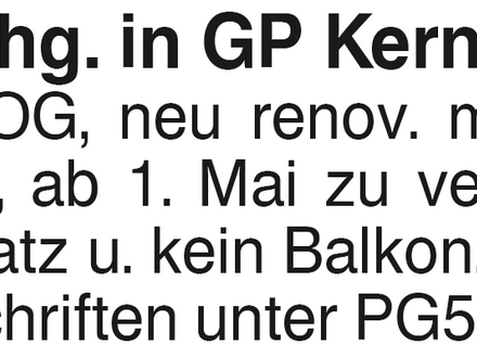 4-Zi.-Whg. in GP Kernstadt