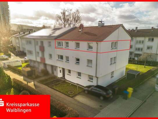 Fellbach: Sofort beziehbare 3,5 Zimmerwohnung inkl. Garage in zentraler Lage