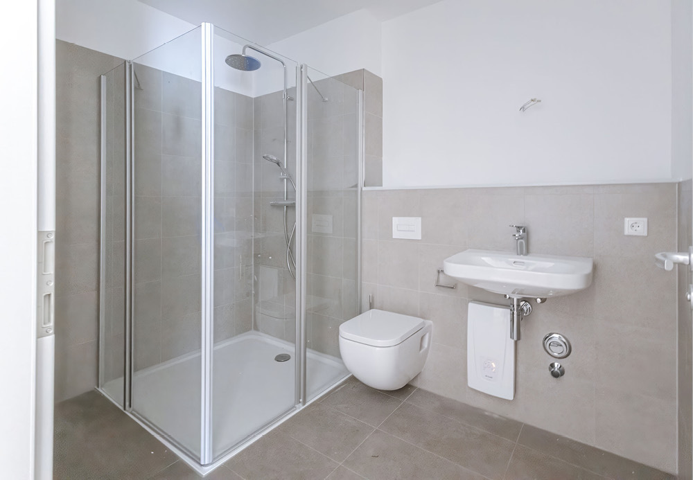Stilvolle, gut geschnittene 3-Zimmer-Wohnung mit Balkon im Erstbezug - Photo 3