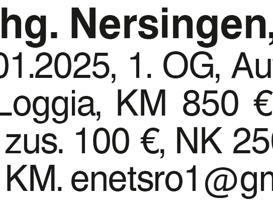 3-Zimmer-Wohnung Nersingen