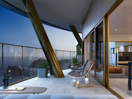 Luxus-Penthouse mit erstklassigem Meerblick in Benidorm, Alicante