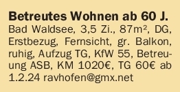 Vermietung Wohnungen allgemein