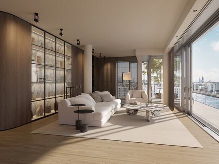 Luxusapartment mit exklusivem Blick über den Baakenhafen
