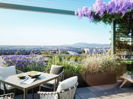 Wunderschöne Aussicht! Provisionsfreie 3 Zimmer mit Balkon in einzigartiger Gartenlandschaft