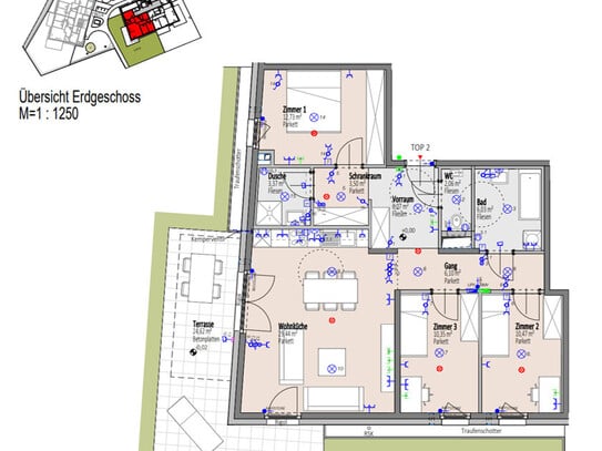 217 m2 Eigengarten ! Top - Neubauwohnungen in parkähnlicher Wohnanlage ! Ein viertel grün ! Provisionsfrei !