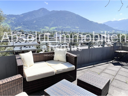 Modernes Penthouse in Schüttdorf: 100 m², große Terrasse, 180° Berg & Seeblick, ruhig doch zentral!