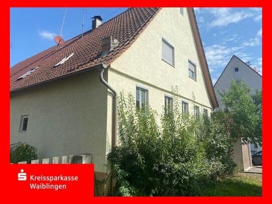 Einfamilienhaus mit großer Scheune in Oppenweiler!