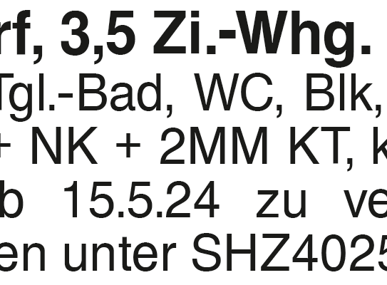 Gaildorf 3,5 Zi.-Whg.