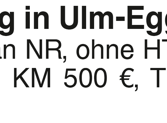 2-Zi. Whg in Ulm-Eggingen