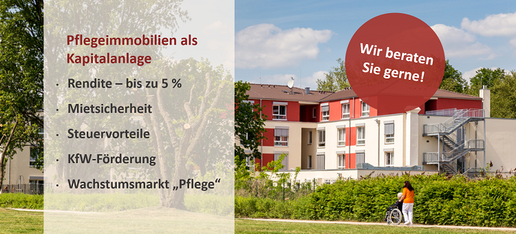 Vorteile für Pflegeimmobilien