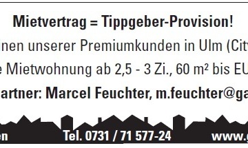 Mietvertrag = Tippgeber-Provision!