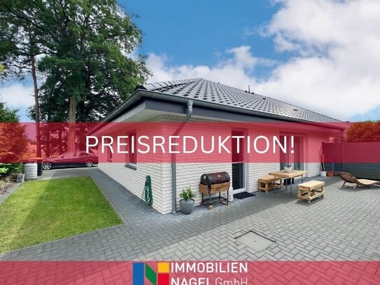 Barrierefreies Wohnen! Neuwertige Bungalow-DHH in Steinhagen!