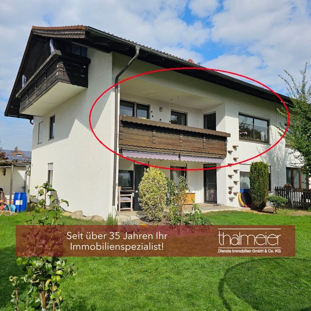 Immobilie in Schechen - Attraktiv geschnittene, freiwerdende 4-Zi.-Wohnung mit Loggia und Stellplatz! - Bild 0