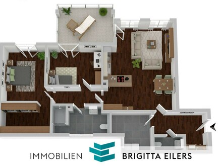 NEUBAU: Moderne 3-Zimmer-Wohnung mit Bad, Gäste-WC & Balkon, Tiefgaragen-Stellplatz möglich