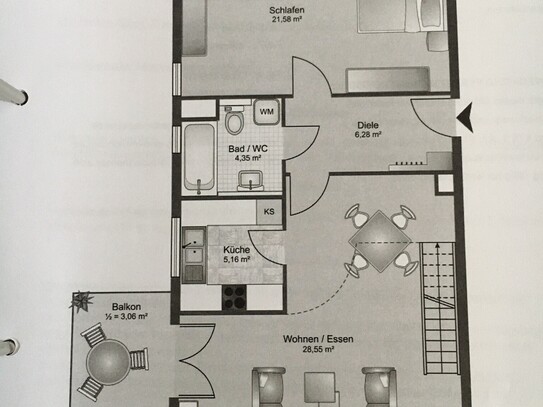 Stilvolle 2,5 Zimmer Maisonette Wohnung in Heilbronn