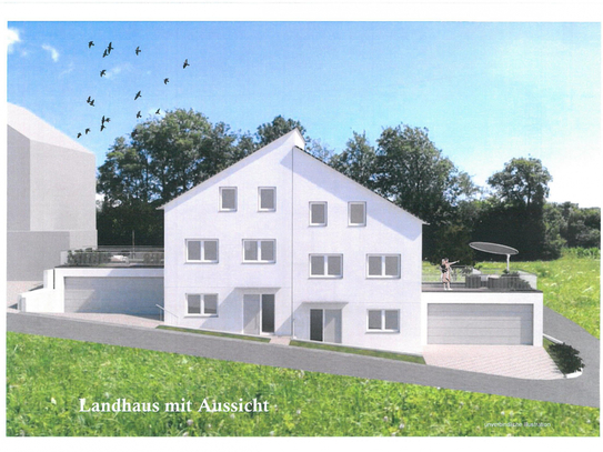 Neubau DHH mit 5-Zimmer mit Dachterrasse und Gartenanteil