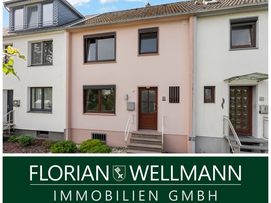 Achim - Uphusen | Gepflegtes Reihenmittelhaus mit Südwest-Terrasse, Vollkeller und Garage in idyllischer Ortsrandlage