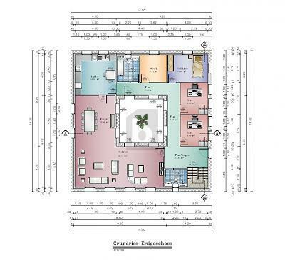 NACHHALTIGER NEUBAU MIT DACHTERRASSE UND ATRIUM