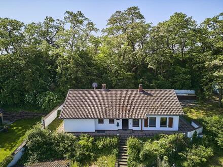 ** Traumhaft schönes Grundstück mit Fernblick ** sanierungsbedürftiger Bungalow aus 1969!