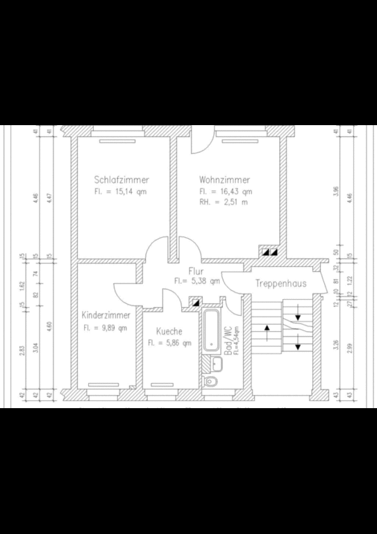 Gemütliche 3-Raum-Wohnung mit Balkon auf der Humboldthöhe