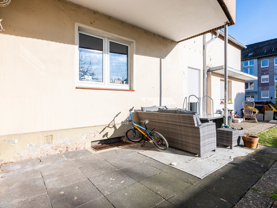 Schicke 3,5 Zimmer Erdgeschosswohnung mit Gartenzugang im schönen Herford