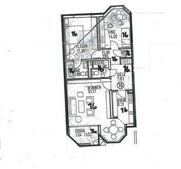 Sehr schöne helle 3 Zimmer EG-Wohnung mit Garten