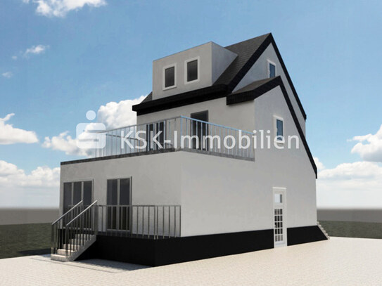 Kerpen-Horrem, Neubau-Maisonettewohnungen mit Dachterrassse.