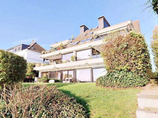 Maisonette mit zwei Terrassen in direkter Rheinlage