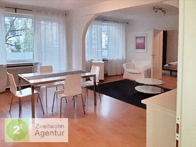 Möblierte 2-Zimmer-Wohnung mit WLAN und Balkon,
Düsseldorf-Pempelfort, Parkstr.