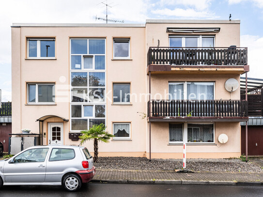 Groß und komfortabel: 4 Zimmer, 2 Bäder, 2 Balkone und 1 Garage.