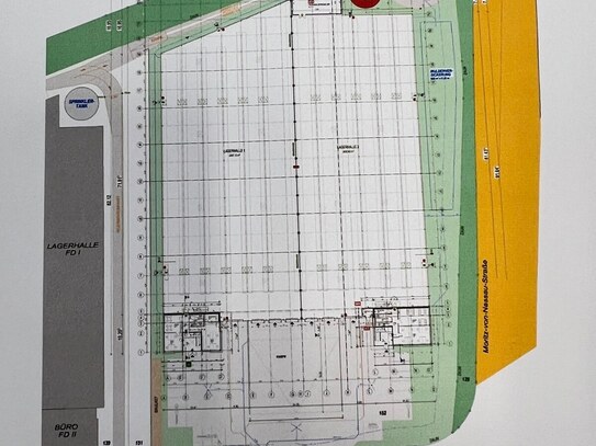 Im Bau befindliche ca. 6000 qm große Lagerhalle mit Büro in zentraler Lage von Emmerich am Rhein