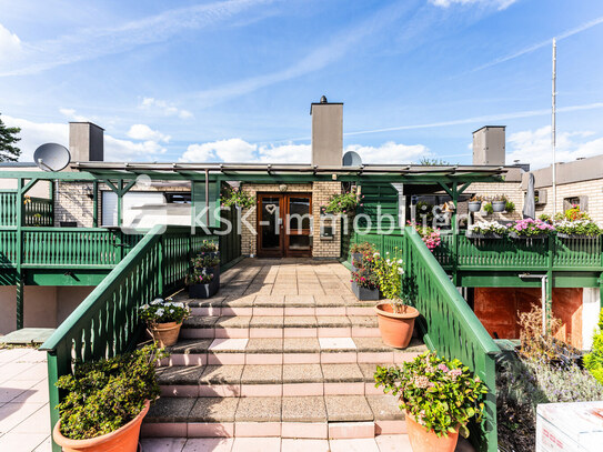 Moderner Komfort - Erdgeschosswohnung mit großem Balkon.