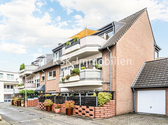 Frechen-Hücheln, vermietete 2-Zimmerwohnung mit Balkon und Tiefgaragenstellplatz.