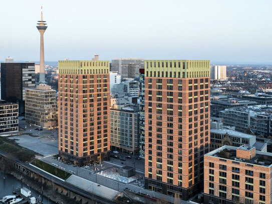 Vollmöbliertes 1 Zimmer Apartment mit Blick auf den Rhein