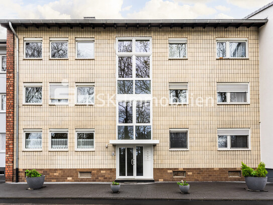 Frechen-Bachem, vermietete, gemütliche 2-Raumwohnung mit separater Garage.