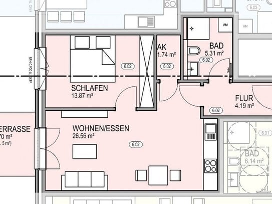 FASANENHOF | NEUBAU | MODERNES WOHNEN | 2-ZIMMER | EBK | TERRASSE