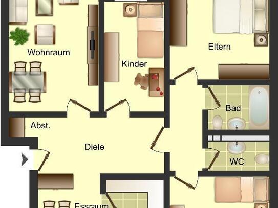 4-Zimmer-Wohnung in Grevenbroich Südstadt