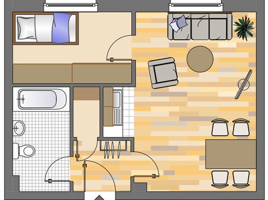 1-Zimmer-Wohnung in Dortmund Bövinghausen