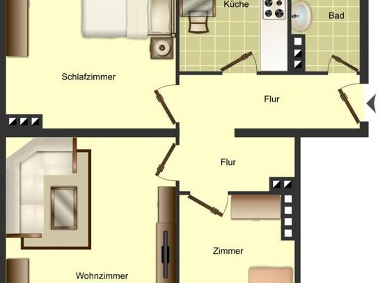 2-Zimmer-Wohnung in Remscheid Kremenholl