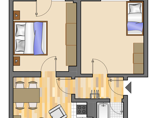 Demnächst frei! 3-Zimmer-Wohnung in Bottrop Boy