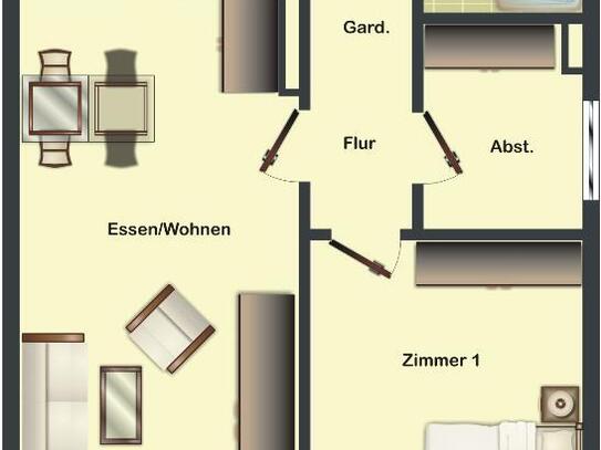 Demnächst frei! 2-Zimmer-Wohnung in Münster Gievenbeck