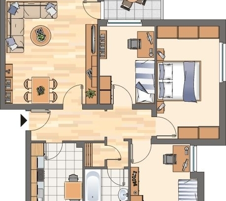 Demnächst frei! 4-Zimmer-Wohnung in Kamen Methler