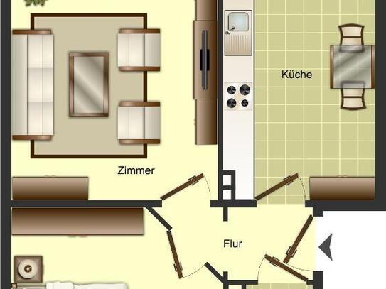 2-Zimmer-Wohnung in Herford Herford