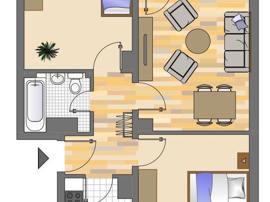 Demnächst frei! 3-Zimmer-Wohnung in Siegen Weidenau