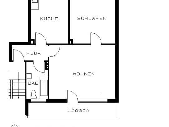 2-Zimmer-Wohnung in Münster Münster Nord