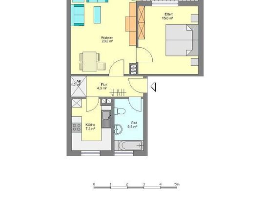 3-Zimmer-Wohnung in Herford Herford